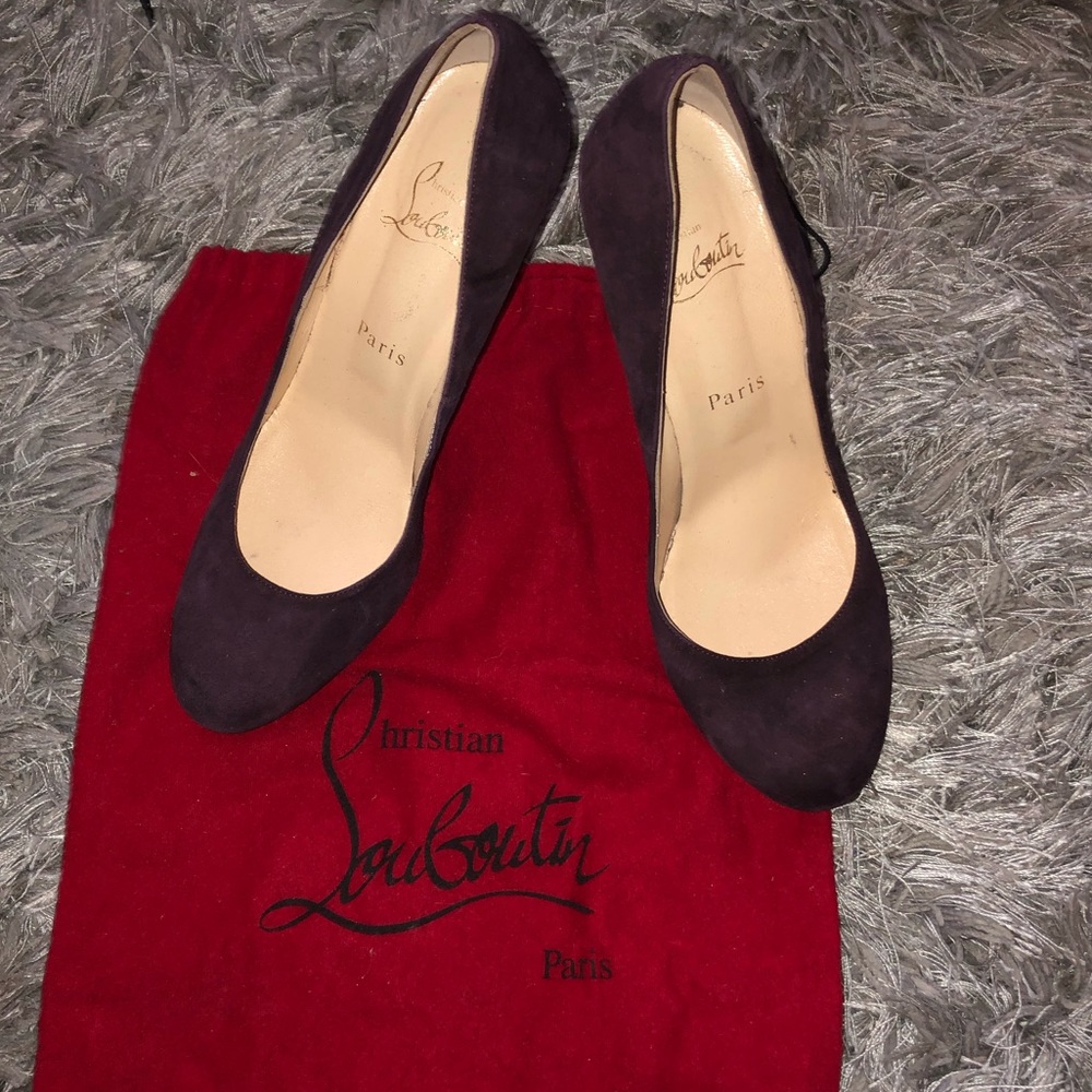 *RED BOTTOM SHOES, WORN, STILL IN GOOD CONDITION